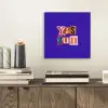 Yes fun - Kleurrijk - Collage-stijl aluminium wit klein -sfeer1