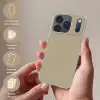 Zandkleur - Korrelige structuur - Beton Telefoonhoesje iPhone 17 Pro klein 878 -sfeer3_NL