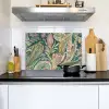 Patroon - Kleurrijk - Sierlijk - Groen Inductie beschemer met haakjes klein -sfeer2