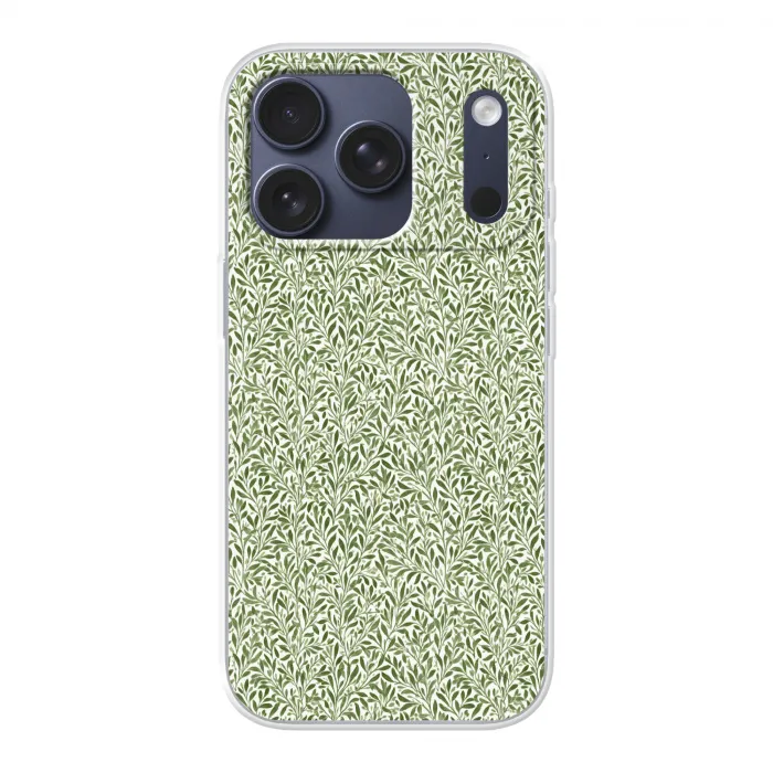 Botanisch - Takken - Groen Telefoonhoesje iPhone 17 Pro klein 878 -3d