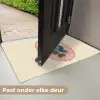 Bloemen - Blauw - Lijst - Bladeren Deurmat klein -USP_NL