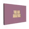 Tekst - Paars - Amazing canvas 2cm klein -z3d
