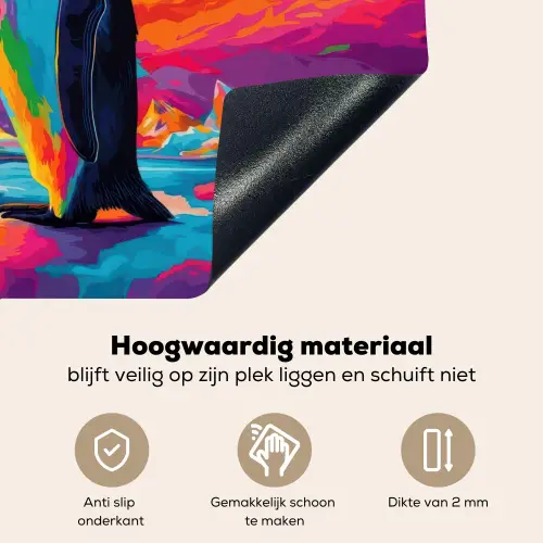 Ijsschots - Pinguïn - Abstract - Lucht Inductie beschemer met haakjes middel -ky-onderkant-nl