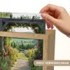 Doorkijk - Landschap - Natuur - Tuinboog - Bloemen Light Box met kabel (Wandlamp) klein -USP_websiteprintNL