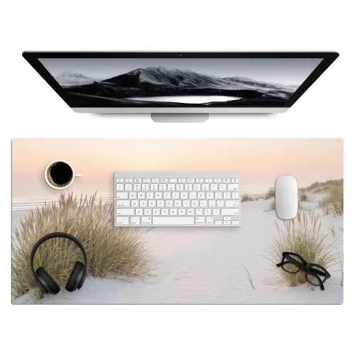Horizon - Duinlandschap - Zand Muismat XXL klein -3d
