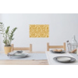 Zebra - Klassiek - Oker - Geel Muursticker klein 286 -eettafel