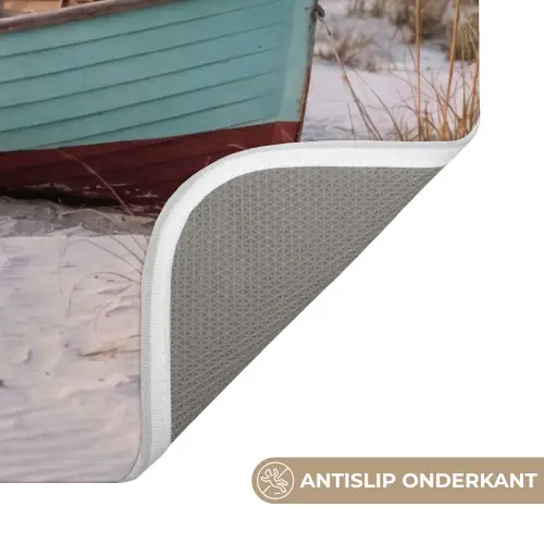 Rustiek - Roeiboot - Zandstrand Badmat klein -USP_AntislipNL