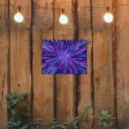 Dynamisch - Ruimte - Kleurrijk tuinposter los doek klein -sfeer1