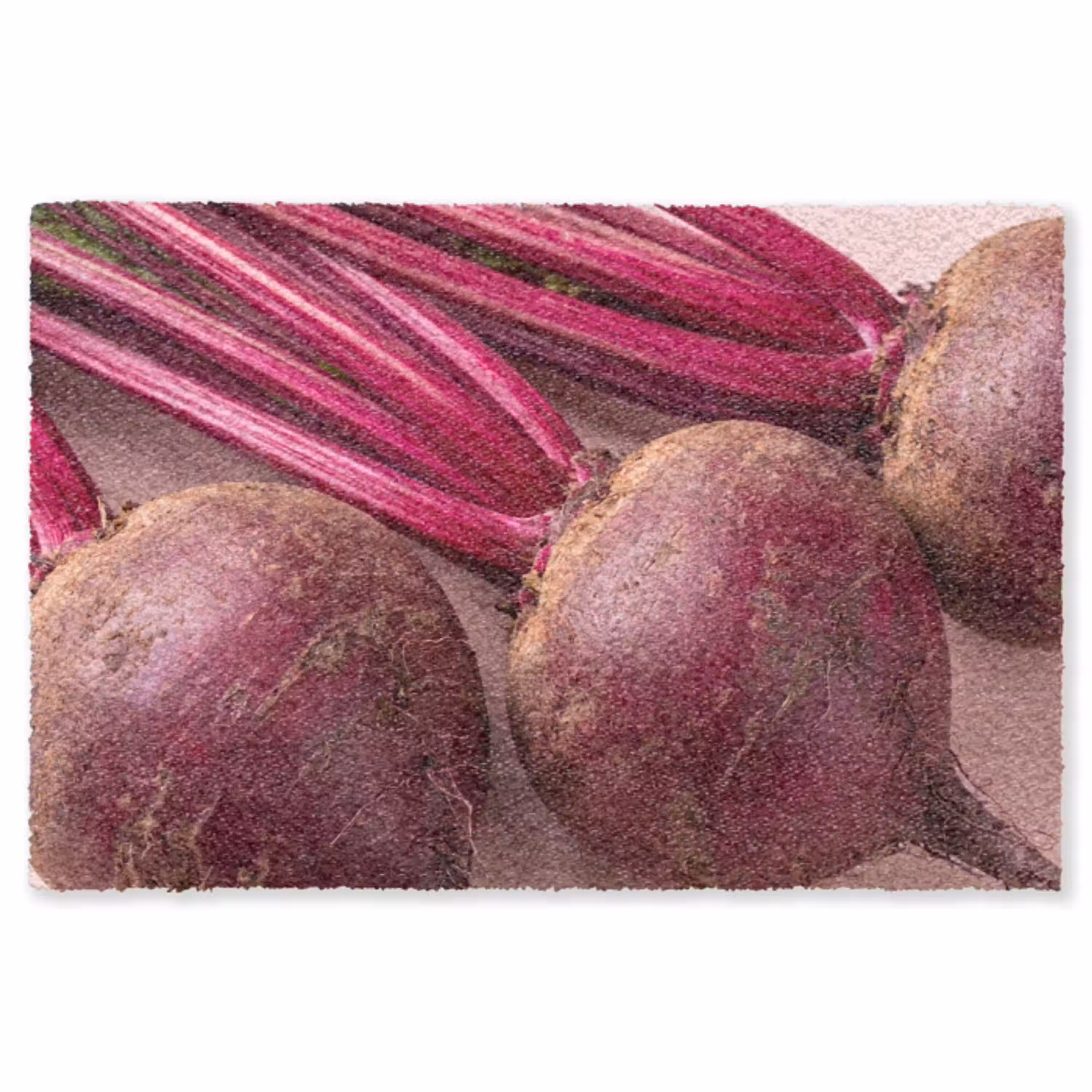 Groente - Rood - Vers Vloerkleed Rechthoek klein -3d