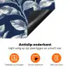 Botanisch - Patroon - Blauw Inductie beschermer vinyl 3mm klein 276 -zzzzzzz-td-onderkant