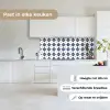 Tegelmotief - Blauw - Wit - Bloem keuken achterwand 2 middel 871 -sfeer4_NL