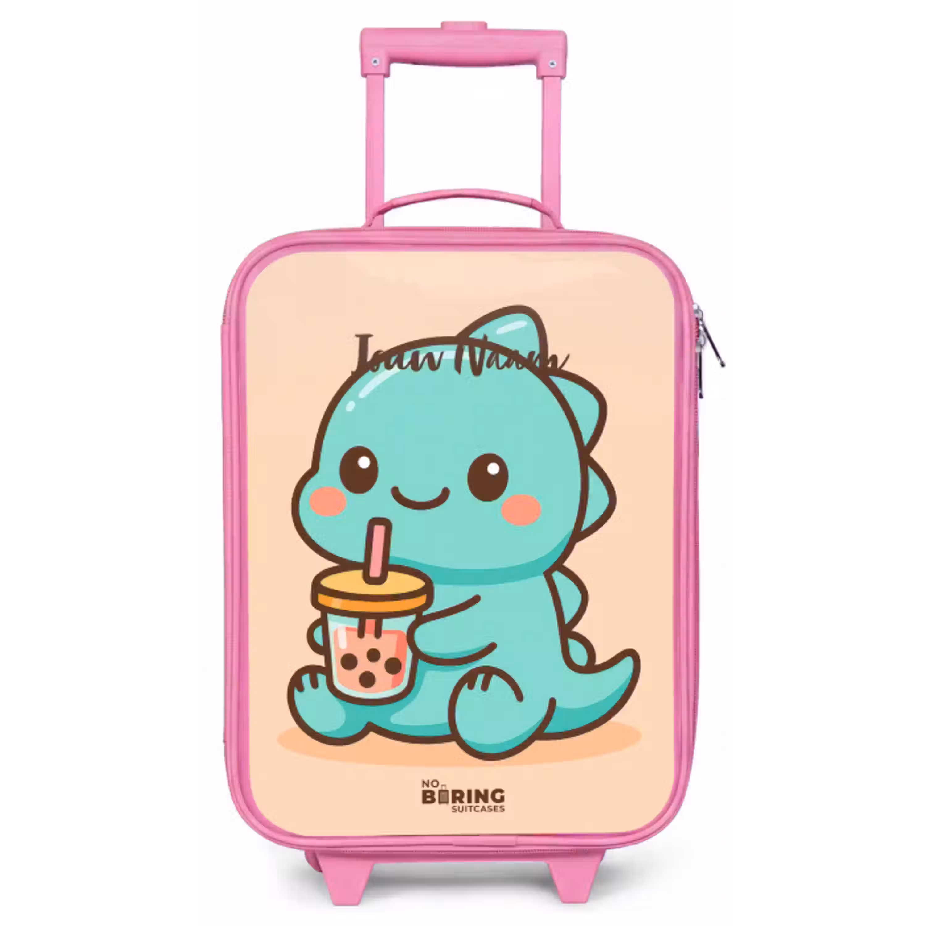 Kawai - Dino - Bubbletea Kinderkoffer - Roze klein -zz3dotto