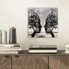 Bomen - Gezicht - Bladeren - Moderne kunst plexiglas 5mm klein -sfeer1