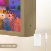 Kleurrijk paradijs - Levendig - Islamitisch Light Box met batterij (Wandlamp) middel -USP_websiteoplaadbaarNL