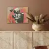 Graffiti - Astronaut - Street art - Ruimte - Banksy PET vilt klein -sfeer4