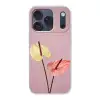 Bloemen - Anthuriums - Geel - Roze Telefoonhoesje iPhone 17 Pro klein -3d