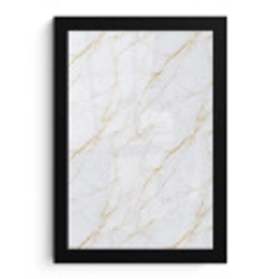 Wit - Marmer - Goud - Luxueus fotolijst zwart zonder passe partout klein 224 -3d