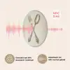 Beige - Vintage - Bestek Akoestische PET Vilt - Rond klein -USP_NL