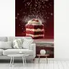 Rode - Velvet - Taart - Eten fotobehang vinyl groot -woonkamer