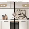 Espressomachine - Beige - Zwart keuken achterwand 2 middel -voor-na2_NL