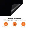 Vis - Zwart - Goud - Tekst Inductie beschermer vinyl 3mm klein -zzzzzzz-td-onderkant