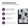 Abstract - Goud - Vormen Inductie beschermer vinyl 3mm klein -zzzzzzz-cc-usp