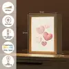 Harten - Rood - Roze - Zwevend Light Box met kabel klein -USP_NL