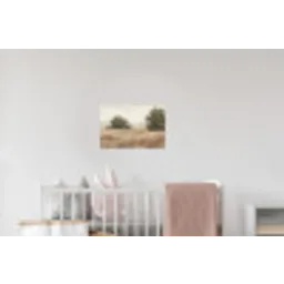 Landschap - Minimalistisch - Beige Muursticker klein -kinderkamer