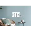 Vissen - Illustratie - Delfts - Blauw Muursticker klein -plant