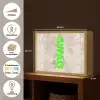 Slangenprint - SWAG - Neon - Groen Light Box met batterij (Wandlamp) middel -USP_websiteoverzichtNL
