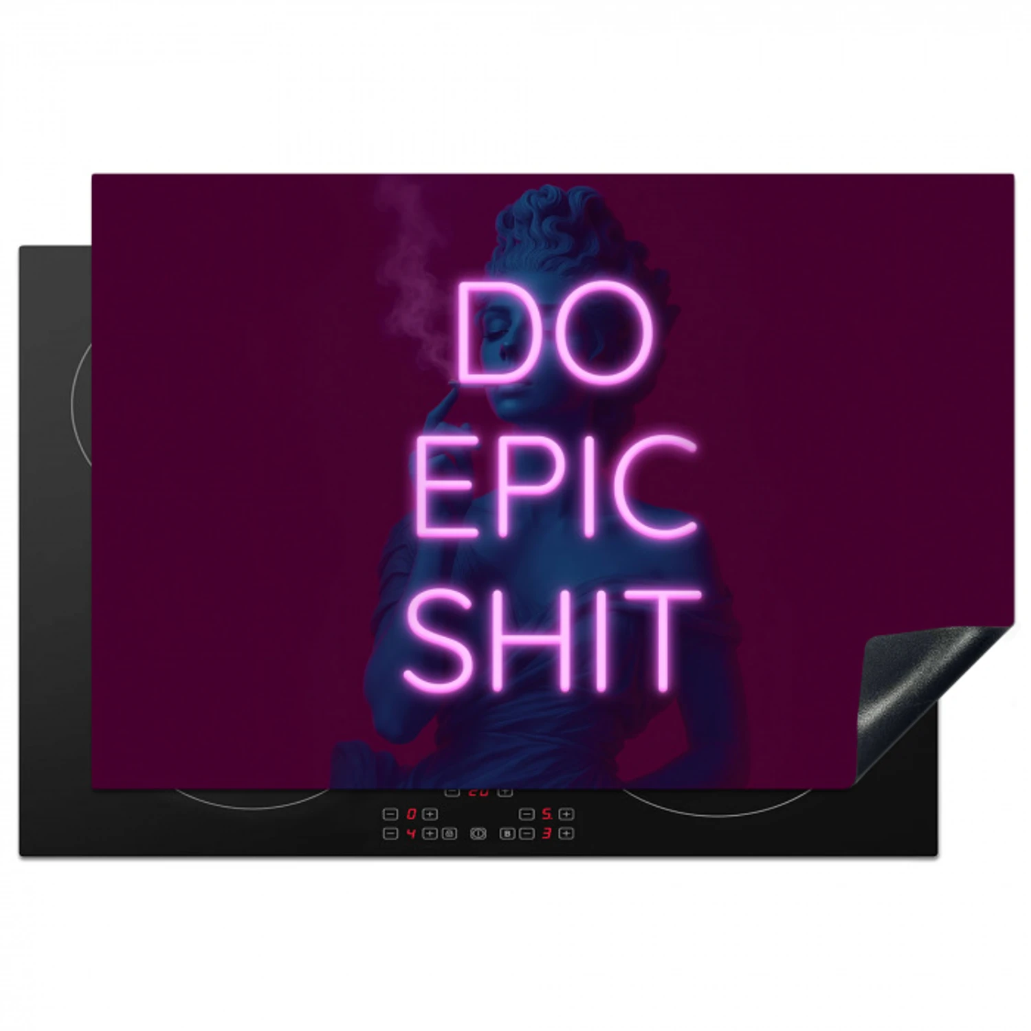 Buste - Neon - LED - Letters Inductie beschermer vinyl 3mm klein -3d