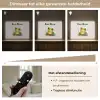 Kikker - Groen - Waterverf - Dieren - Jongen - Meisje Light Box met batterij (Wandlamp kind) middel -USP_dimbaarNL