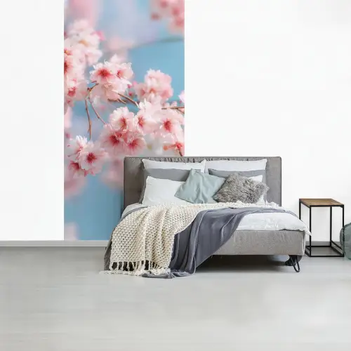 Takken - Bloesems - Roze fotobehang vinyl groot -slaapkamer