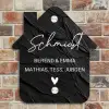 Leisteen - Sierlijk Naambord Huisje klein -sfeer6
