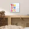 You are art - Kleurrijk - Grafisch plexiglas 5mm klein -sfeer4