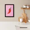 Peper - Rood - Illustratie KitchenYeah - Keuken - Fotolijst klein -sfeer1