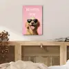 Zonnebril - Hartjes - Hond - Valentijn aluminium wit klein -sfeer3