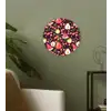Donker - Bladeren - Fruit - Patroon Wandcirkel kunststof plaat 5mm dik klein 188 -sfeer3