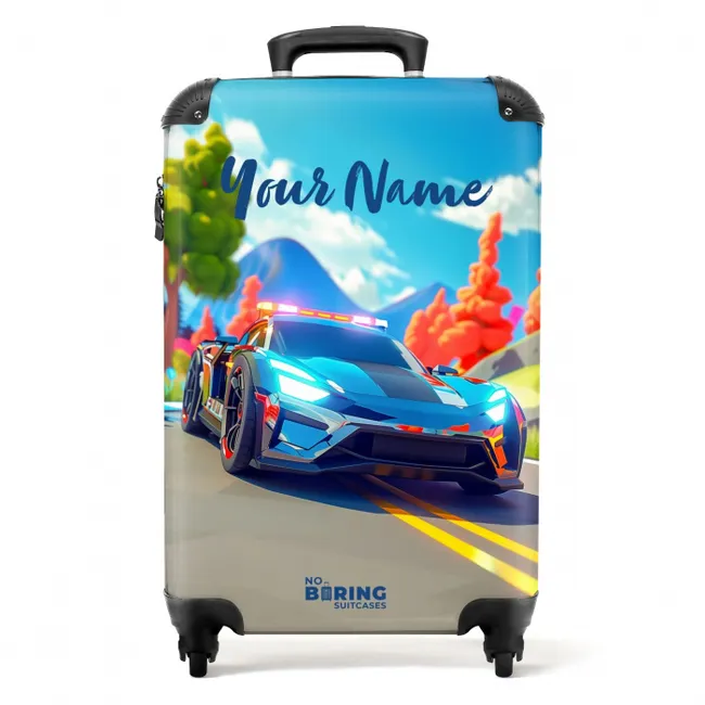 Sirene speedcar NBS - Handbagage koffer - Kinderen Unisex middel -productfoto_recht