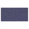 Oceaan - Stippen - Blauw - Wit Muismat XXL klein 681 -3d_leeg
