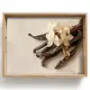 Vanille - Bloemen - Beige Dienblad Rechthoek middel -z3d_shopping