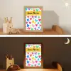 Hartjes - Kleurrijk - Patroon Light Box met kabel (Kinderlampje) klein -sfeer3_kind