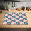Vlakken - Hartjes - Patroon - Retro Inductie beschermer vinyl 3mm klein 276 -sfeer5