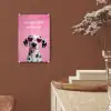 Hartjes - Hond - Valentijn - Roze plexiglas 5mm klein -sfeer5