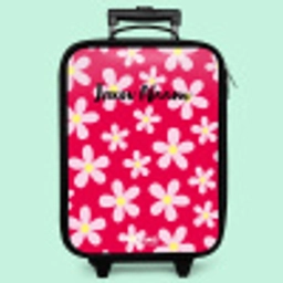 Madeliefjesmania hotpink Kinderkoffer - Zwart klein -zzz_website3d_nbs2
