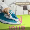 Groen - Roze bonjour - art-deco Wandkleed katoen klein -tsfeer9_DE