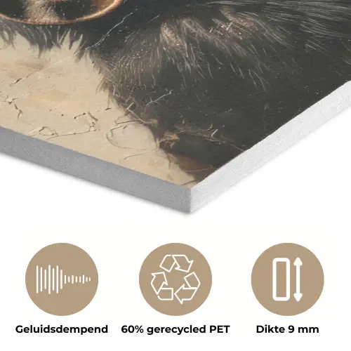 Street art - Chimpansee - Ballon - Graffiti - Banksy PET vilt klein -closeup_NL