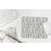 Reliëf - Structuur - Wit muismat rubber klein 262 -witbureau