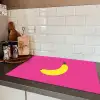 Banaan - Geel - Fruit Inductie beschermer vinyl 3mm klein -sfeer3