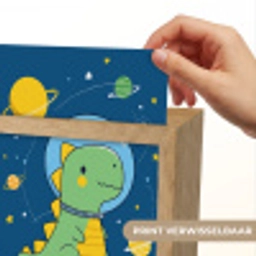 Dino - Ruimte - Planeten Light Box met kabel (Kinderlampje) klein -USP_websiteprintNL